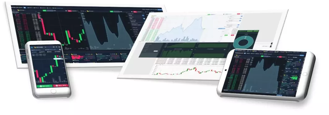 Trading platform integration visual
